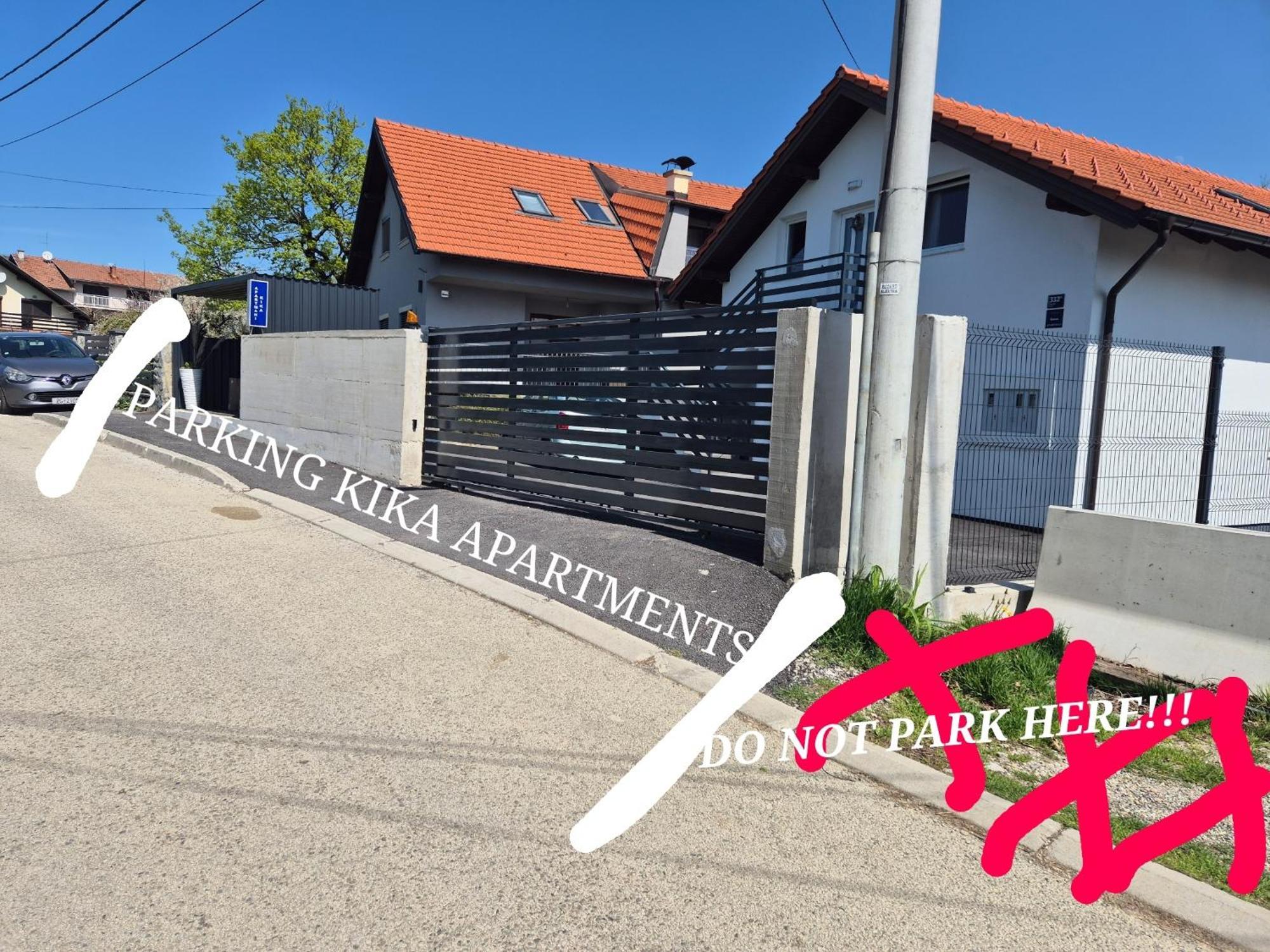 Kika Apartmani-Free Parking- 7 Km Od Centra Zagreb Bagian luar foto